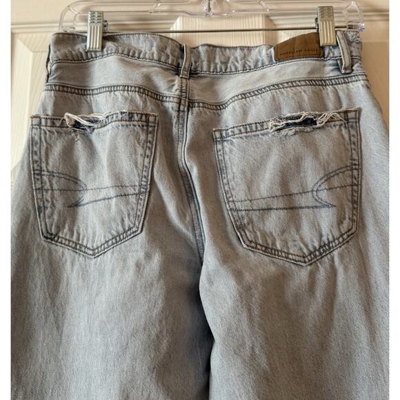 American Eagle Outfitters Light Blue Flare Jeans - Picture 5 of 8